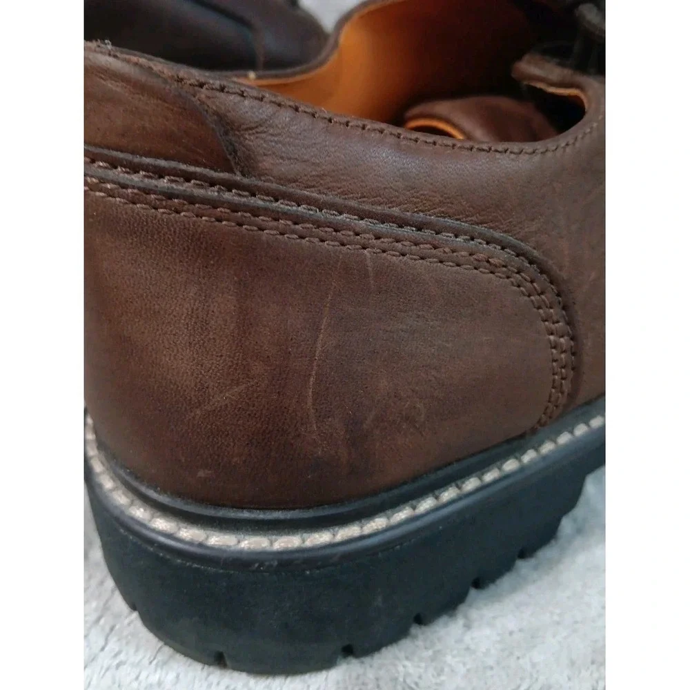 Earth Shoes Mens Oxford Shoes 11 Brown Leather Lewis Loafers Dress Casual‎ READ